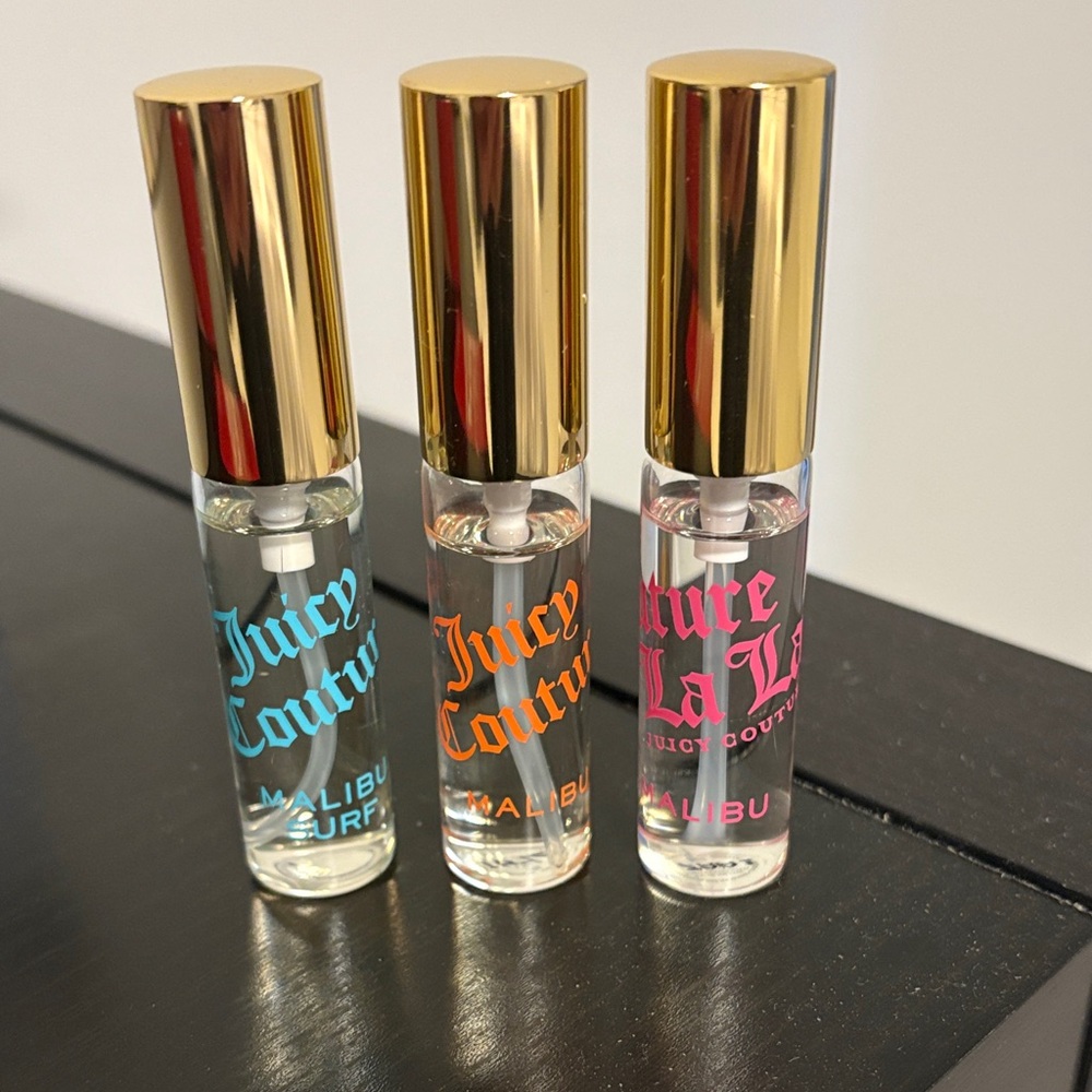 Juicy Couture Mini Trio - Blue, Orange, Pink
